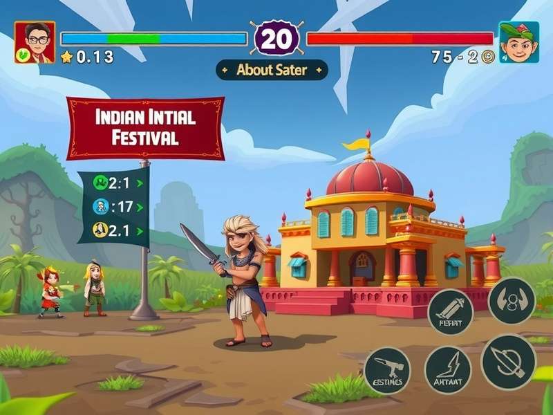 Angelic Wander Indian festival event screenshot